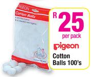 Pigeon Cotton Balls-100's Per Pack
