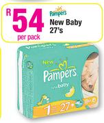 Pampers New Baby-27's Per Pack