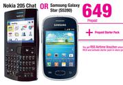 Nokia 205 Chat Or Samsung Galaxy Star S5280