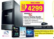 Lenovo Celeron Desktop Bundle