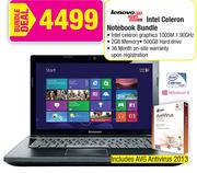 Lenovo Intel Celeron Notebook Bundle