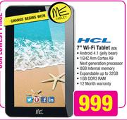 HCL 7" WiFi Tablet U3
