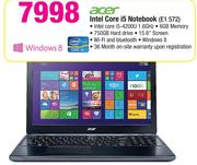 Acer Intel Core i5 Notebook E1572
