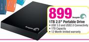 Seagate 1TB 2.5" Portable Drive