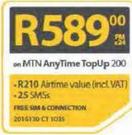 Sony Xperia X-On MTN AnyTime TopUp 200