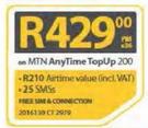 Huawei Mate 8 LTE-On My MTN AnyTime Topup 200