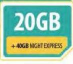 Fastlink X602-On 20GB+ 40GB Night Express
