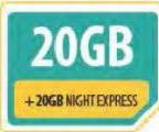 FastLink L850V-On 20GB Night Express