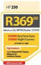 HP 250-My MTN Choice 500MB