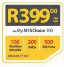 Samsung Galaxy J1 Mini + Samsung 32" LED TV-On My MTN Choice 100