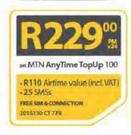 Samsung Galaxy J3 2016-On MTN AnyTime TopUp 100