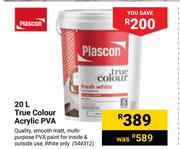Plascon True Colour Acrylic PVA-20Ltr