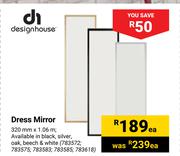 Designhouse Dress Mirror-Each
