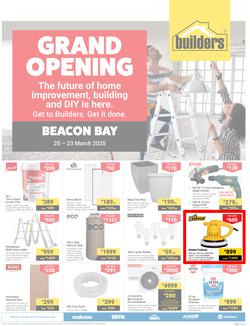 Builders : Grand Opening Beacon Bay (20 March - 23 March 2025), page 1