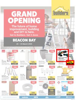 Builders : Grand Opening Beacon Bay (20 March - 23 March 2025), page 1