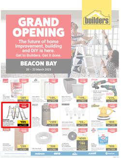 Builders : Grand Opening Beacon Bay (20 March - 23 March 2025), page 1