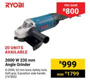 Ryobi 2000W 230mm Angle Grinder