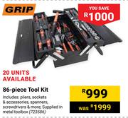 Grip 86 Piece Tool Kit
