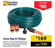 Garden Master Hose Pipe & Fittings
