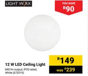 Lightworx 12W LED Ceiling Light