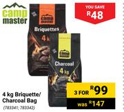 Campmaster 4Kg Briquette/Charcoal Bag-For 3