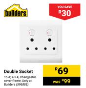 Builders Double Socket