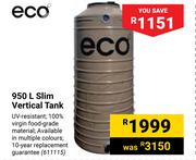 Eco Slim Vertical Tank-950Ltr 