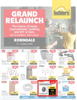 Builders : Grand Relaunch Robindale (27 March - 30 March 2025), page 1