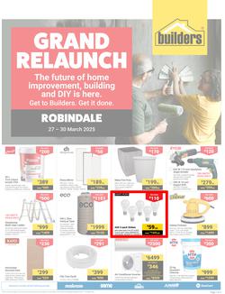 Builders : Grand Relaunch Robindale (27 March - 30 March 2025), page 1