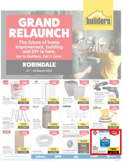 Builders : Grand Relaunch Robindale (27 March - 30 March 2025), page 1