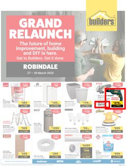 Builders : Grand Relaunch Robindale (27 March - 30 March 2025), page 1