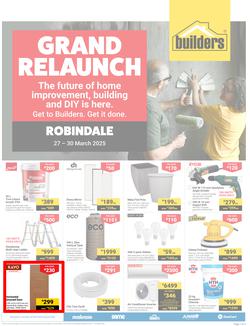 Builders : Grand Relaunch Robindale (27 March - 30 March 2025), page 1