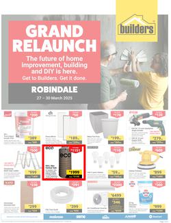 Builders : Grand Relaunch Robindale (27 March - 30 March 2025), page 1