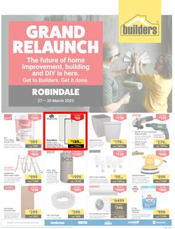 Builders : Grand Relaunch Robindale (27 March - 30 March 2025), page 1