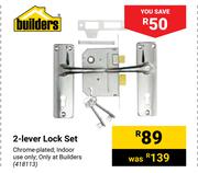 Builders 2 Lever Lock Set