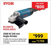 Ryobi 2000W 230mm Angle Grinder