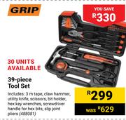 Grip 39 Piece Tool Set