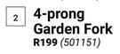 Builders 4 Prong Garden Fork
