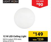 Lightworx 12W LED Ceiling Light