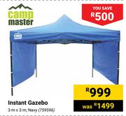 Camp Master Instant Gazebo Navy 3 x 3m