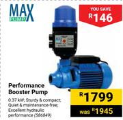 Max Pump Performance Booster Pump