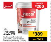 Plascon 20L True Colour Acrylic PVA