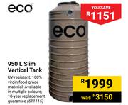 Eco 950L Slim Vertical Tank