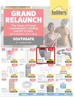 Builders : Grand Relaunch Southgate (27 March - 30 March 2025), page 1