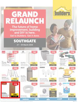 Builders : Grand Relaunch Southgate (27 March - 30 March 2025), page 1