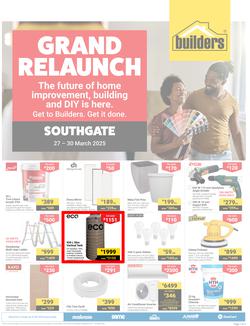 Builders : Grand Relaunch Southgate (27 March - 30 March 2025), page 1