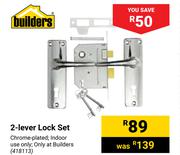 Builders 2 Lever Lock Set
