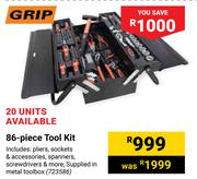 Grip 86 Piece Tool Kit