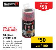 Blacksmith 18 Piece Drill Bit Set