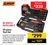 Grip 39 Piece Tool Set